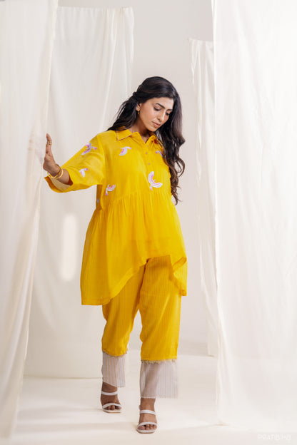 Popat Udd Co-ord Set in Yellow