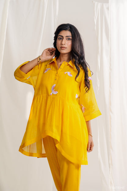 Popat Udd Co-ord Set in Yellow