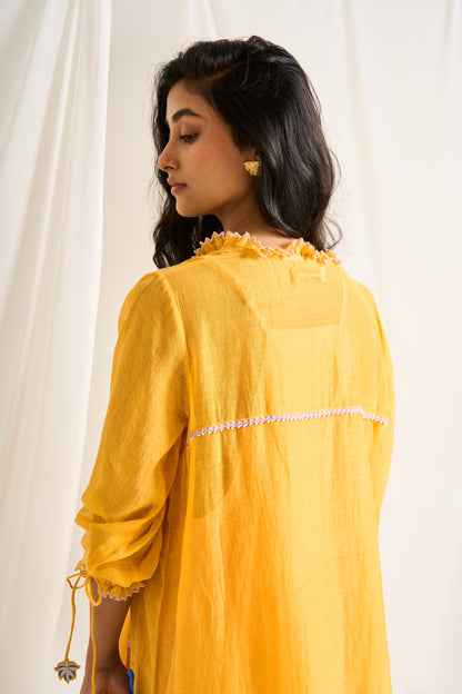 Neha Vora in Yellow Trifloral Tangle