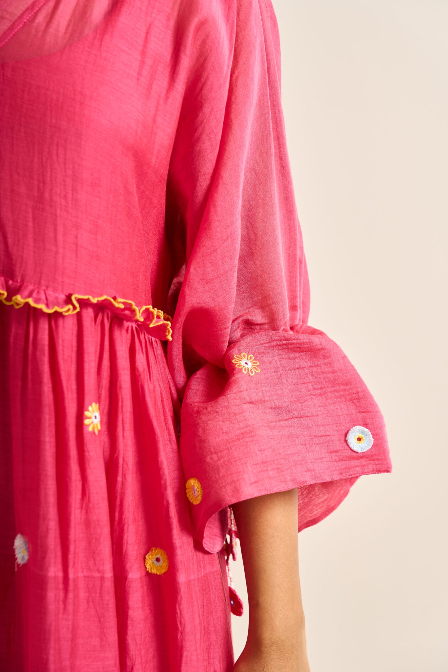 Daisy Dress in Rasberry Pink